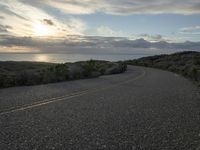 California Coastal Road at Dawn