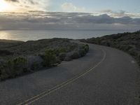 California Coastal Road at Dawn