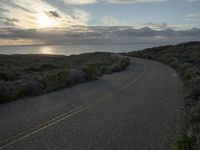 California Coastal Road at Dawn