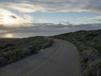 California Coastal Road at Dawn