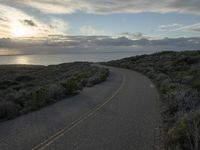 California Coastal Road at Dawn