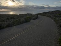 California Coastal Road at Dawn