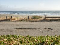 Coastal Road in California: A Foggy Landscape