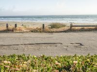 Coastal Road in California: A Foggy Landscape