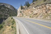 Coastal Road in Canada: Clear Sky and Beautiful Landscape