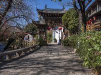 Coastal Road in China: A Temple by the Water