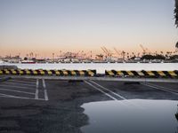Coastal Road at Dawn in Los Angeles, California