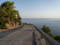 Coastal Road at Dawn in Mallorca, Spain