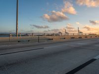 Coastal Road at Dawn in Miami Beach, Florida