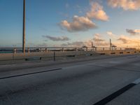 Coastal Road at Dawn in Miami Beach, Florida