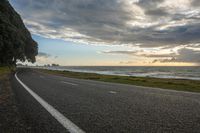 Coastal Road Dawn Scenic Views 001