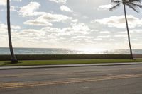 Coastal Road in Florida: Sunshine and Ocean View