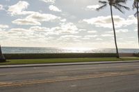 Coastal Road in Florida: Sunshine and Ocean View