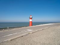 Coastal Road in Holland, Netherlands: A Clear Sky Welcomes You