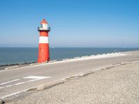 Coastal Road in Holland, Netherlands: A Clear Sky Welcomes You