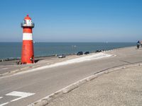 Coastal Road in Holland, Netherlands: A Clear Sky Welcomes You