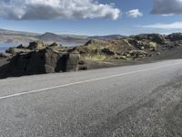 Coastal Road in Iceland: Clear Sky and Stunning Views