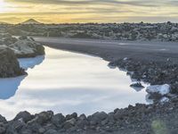 Coastal Road in Iceland Highland Lake 001