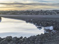 Coastal Road in Iceland Highland Lake 003