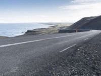 Coastal Road in Iceland: Stunning Ocean View