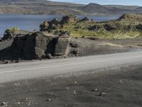 Coastal Road in Iceland: Rugged Landscapes