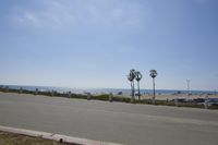 Scenic Coastal Road in Los Angeles, California