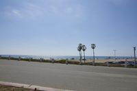 Scenic Coastal Road in Los Angeles, California