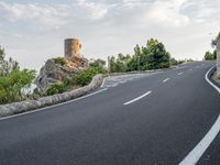 Scenic Coastal Road in Mallorca, Spain