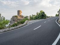 Scenic Coastal Road in Mallorca, Spain