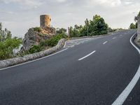 Scenic Coastal Road in Mallorca, Spain