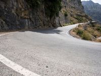 Scenic Coastal Road in Spain