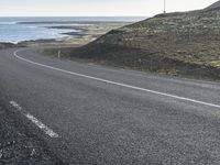 Coastal Road on an Island in Europe