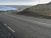 Coastal Road on an Island in Europe