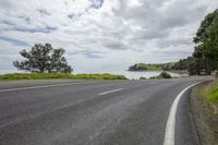 the road is empty of any traffic in the country, and it looks great to be straight ahead