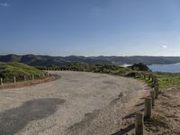 Coastal Road Landscape in Portugal