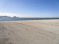 Coastal Road in Lisbon, Portugal with Ocean View
