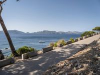 Coastal Road in Mallorca: Elevated View of the Scenic Landscape