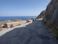 Coastal Road in Mallorca, Spain with Mountain Views