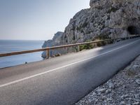 Scenic Coastal Road in Mallorca, Spain