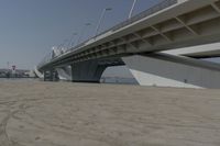 Coastal Road and Modern Architecture in Abu Dhabi, United Arab Emirates