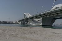 Coastal Road and Modern Architecture in Abu Dhabi, United Arab Emirates