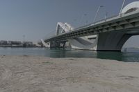 Coastal Road and Modern Architecture in Abu Dhabi, United Arab Emirates