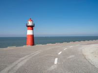 Coastal Road in Netherlands Landscape 002