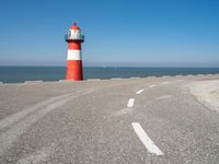 Coastal Road in Netherlands Landscape 004