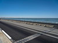 Coastal Road in Netherlands with Modern Architecture