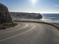 Coastal Road in Portugal: Azure Ocean Views