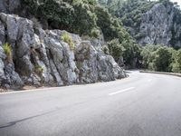 Coastal Road in Spain: A Low Landscape