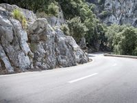 Coastal Road in Spain: A Low Landscape