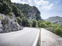 Coastal Road in Spain: A Low Landscape