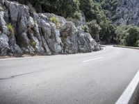 Coastal Road in Spain: A Low Landscape